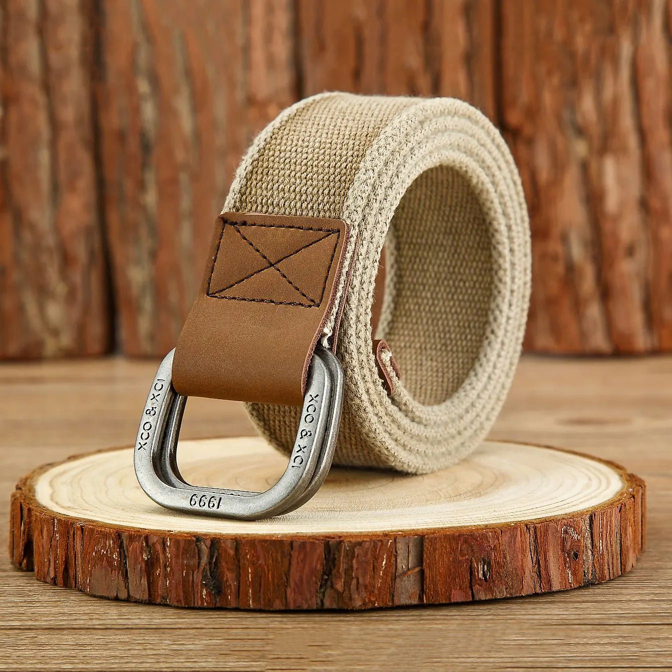 Hommfer - Men's Belt in Linen-Cotton with Japanese-Inspired Design for Casual and Formal Wear - Hommfer