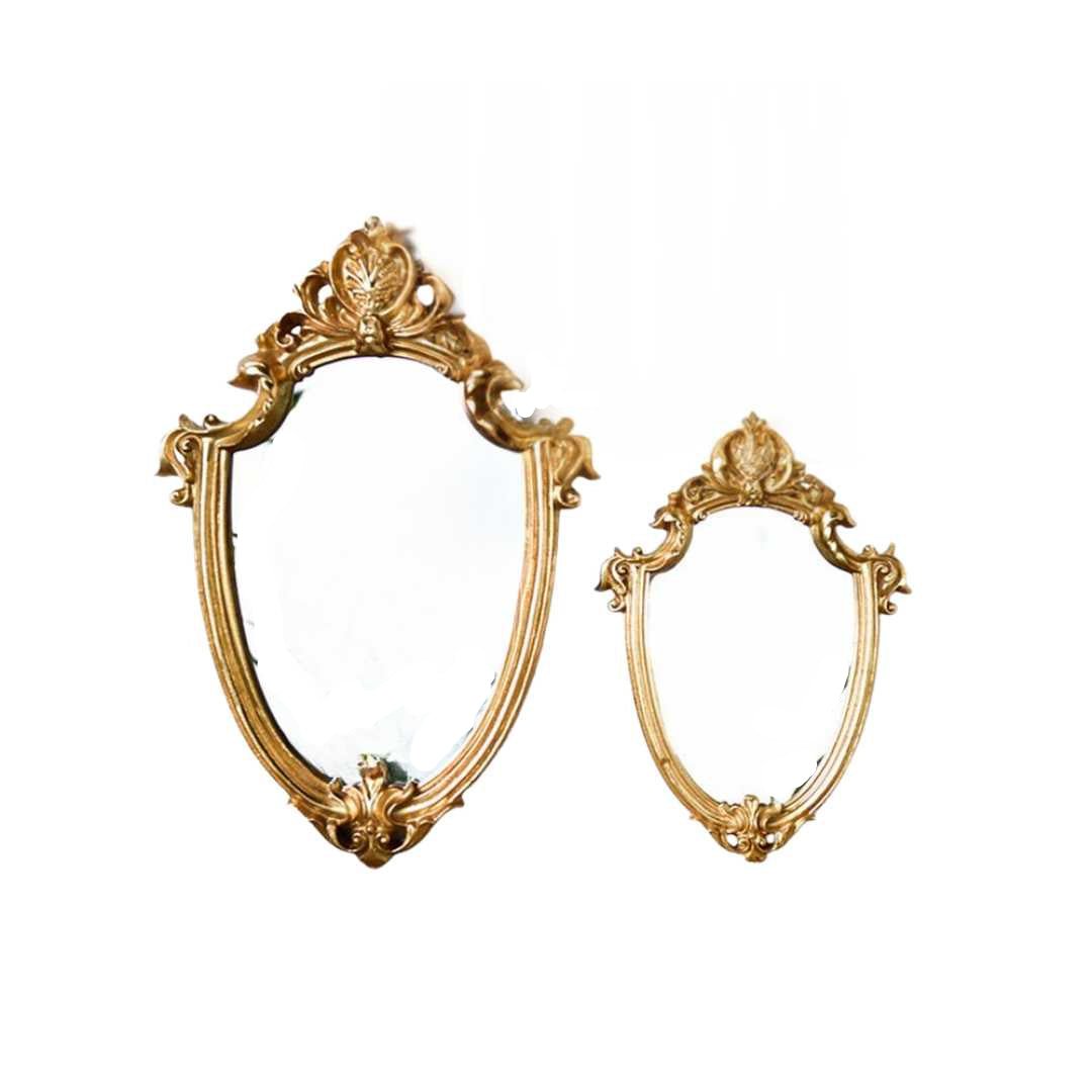 Hommfer – Miroir Décoratif Doré Style Vintage - Hommfer