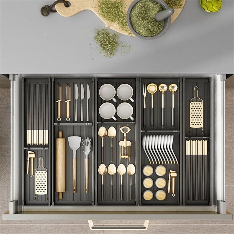 Hommfer – Organisateur de Tiroir en Aluminium pour Couverts - Hommfer