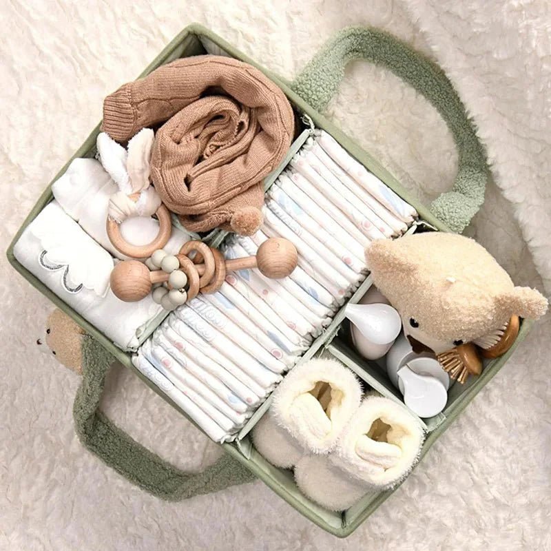 Hommfer – Panier de Rangement en Bouclé et Polaire avec Poignées - Hommfer