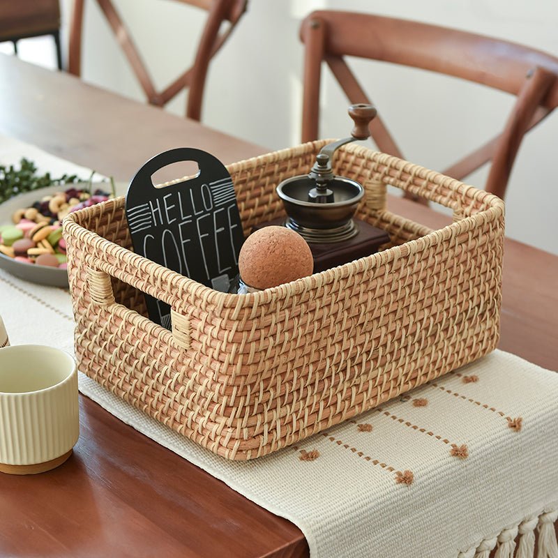 Hommfer – Panier de Rangement en Rotin Naturel (7L / 11L / 20L) - Hommfer
