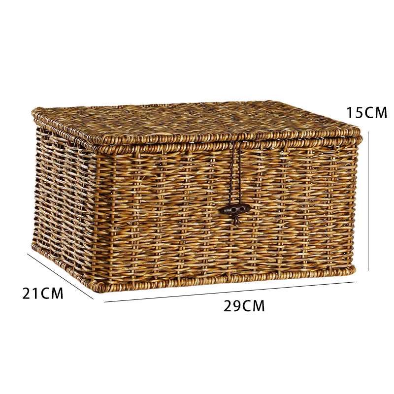 Hommfer – Panier de Rangement en Rotin Tressé à la Main - Hommfer