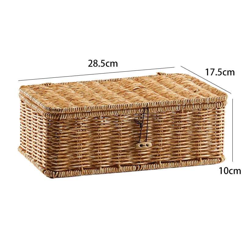 Hommfer – Panier de Rangement en Rotin Tressé à la Main - Hommfer