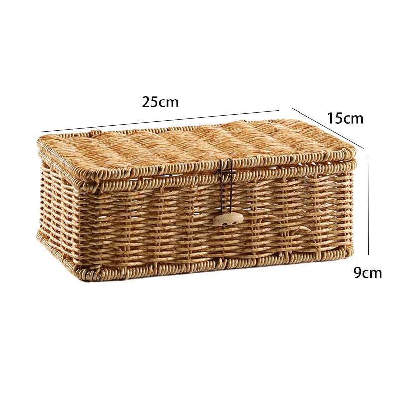 Hommfer – Panier de Rangement en Rotin Tressé à la Main - Hommfer