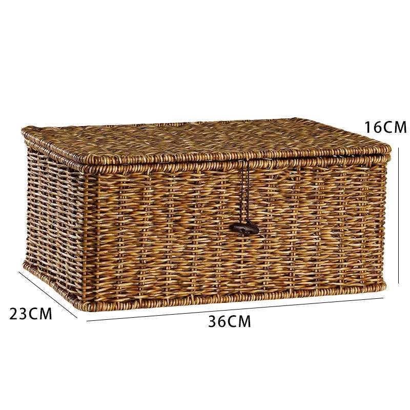 Hommfer – Panier de Rangement en Rotin Tressé à la Main - Hommfer