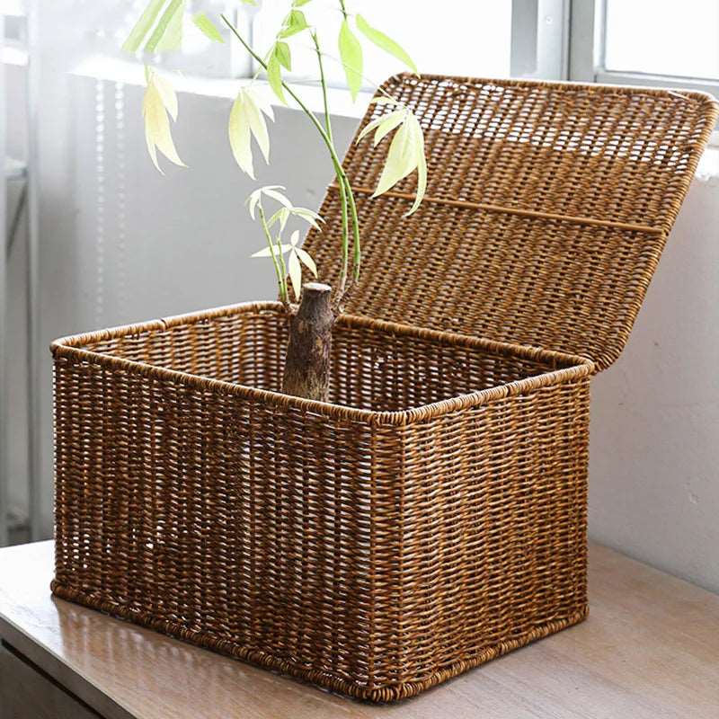 Hommfer – Panier de Rangement en Rotin Tressé à la Main - Hommfer