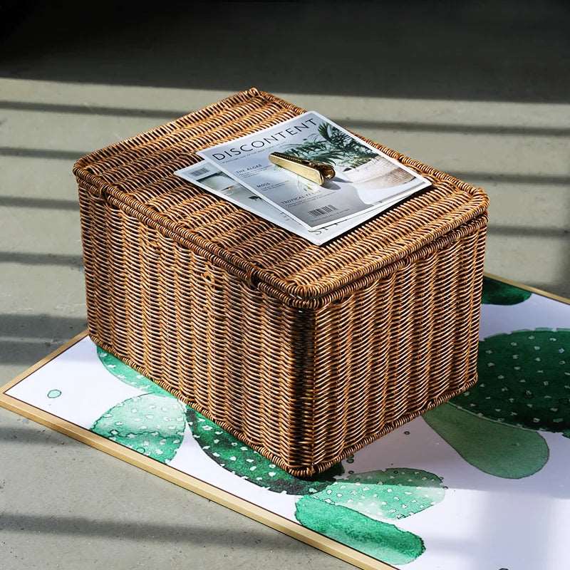 Hommfer – Panier de Rangement en Rotin Tressé à la Main - Hommfer