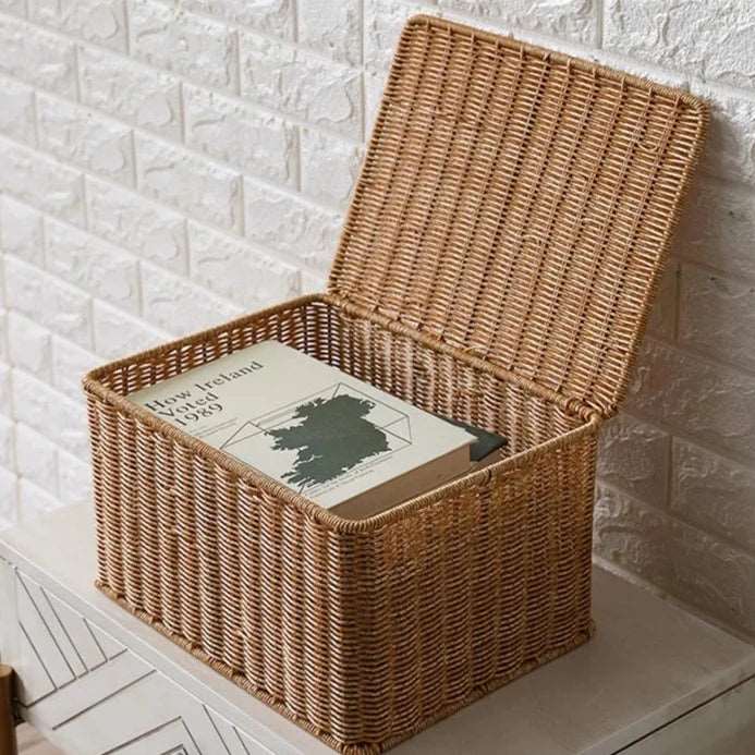 Hommfer – Panier de Rangement en Rotin Tressé à la Main - Hommfer