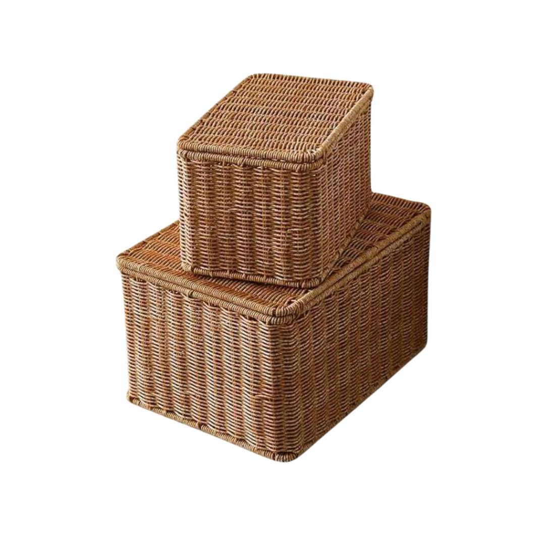 Hommfer – Panier de Rangement en Rotin Tressé à la Main - Hommfer