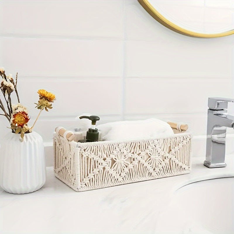 Hommfer – Panier de Rangement Tressé à la Main - Hommfer