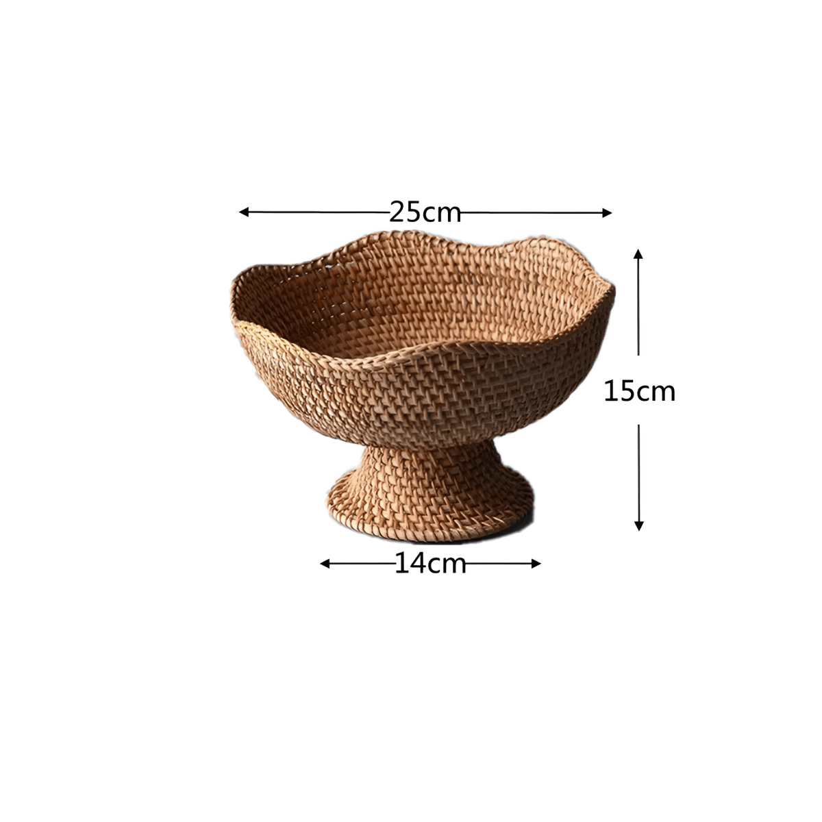 Hommfer – Panier Tressé en Rotin pour Fruits et Légumes - Hommfer