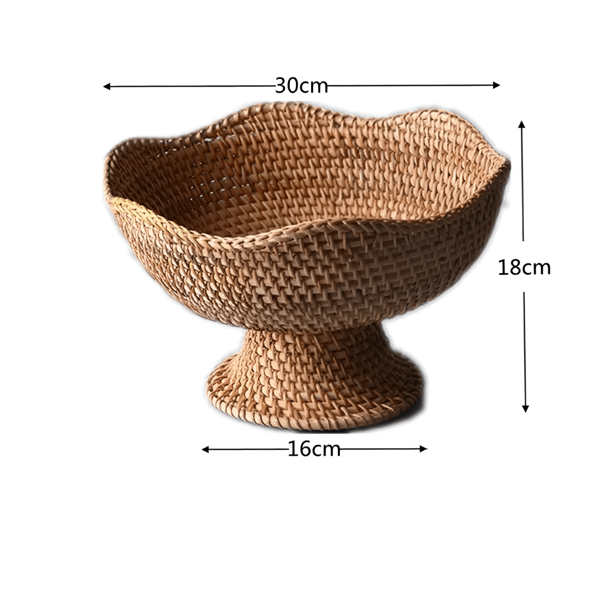 Hommfer – Panier Tressé en Rotin pour Fruits et Légumes - Hommfer