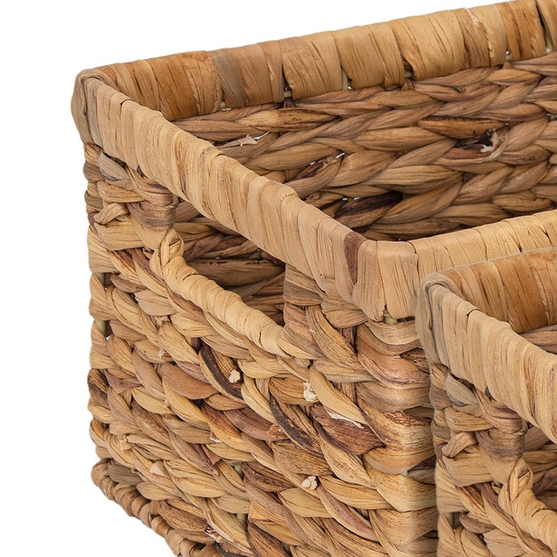 Hommfer – Paniers de Rangement en Jacinthe d’Eau Naturelle (Lot de 2) - Hommfer