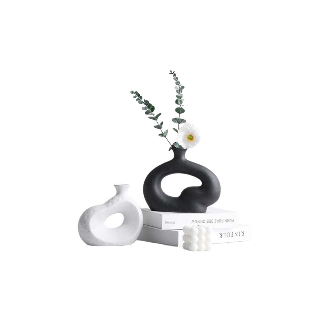 Hommfer – Petit Vase Nordique en Céramique Créative pour Fleurs - Hommfer