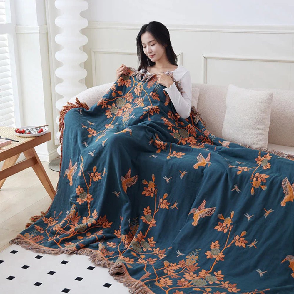Hommfer – Plaid en Coton à Couches Multiples - Hommfer