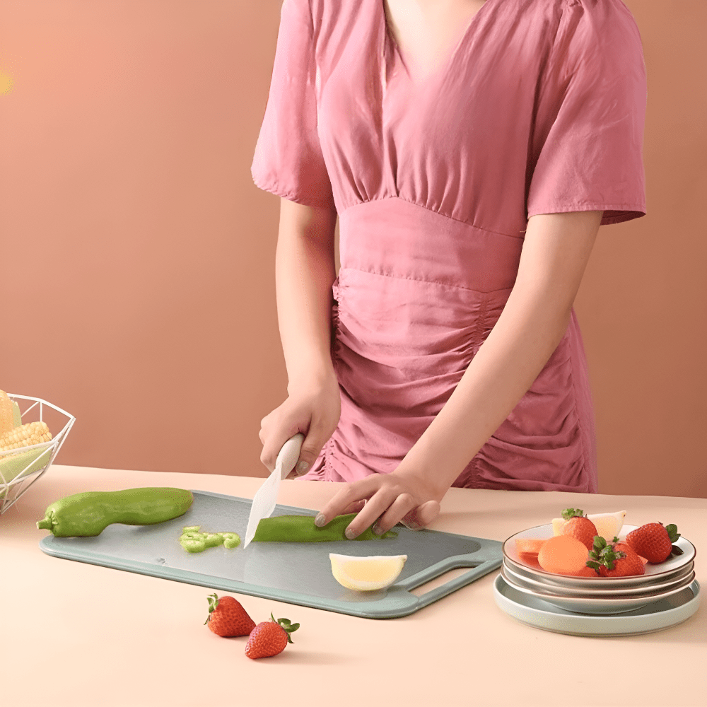 Hommfer – Planche à Découper Double Face en Acier Inoxydable avec Râpe Intégrée - Hommfer