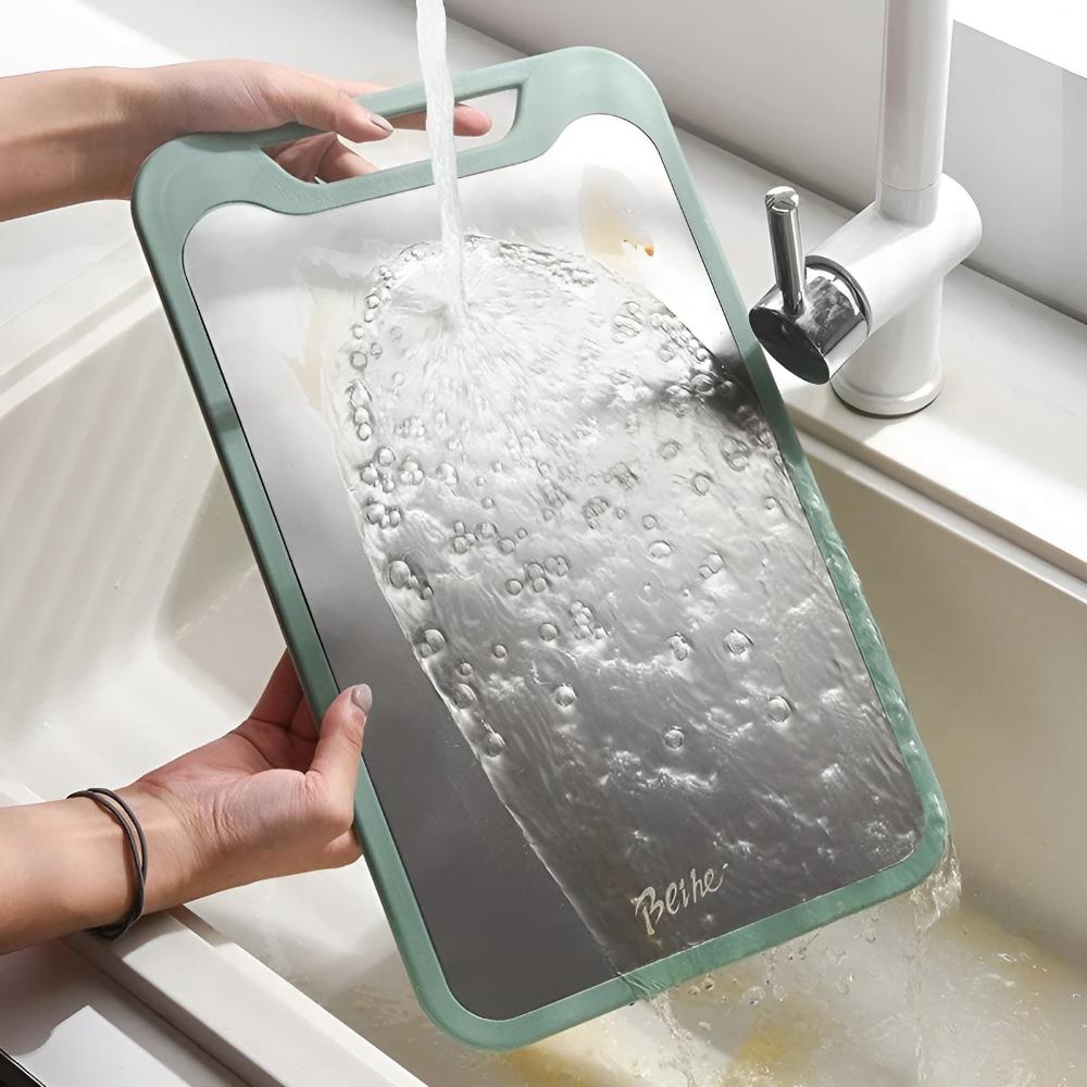Hommfer – Planche à Découper Double Face en Acier Inoxydable avec Râpe Intégrée - Hommfer