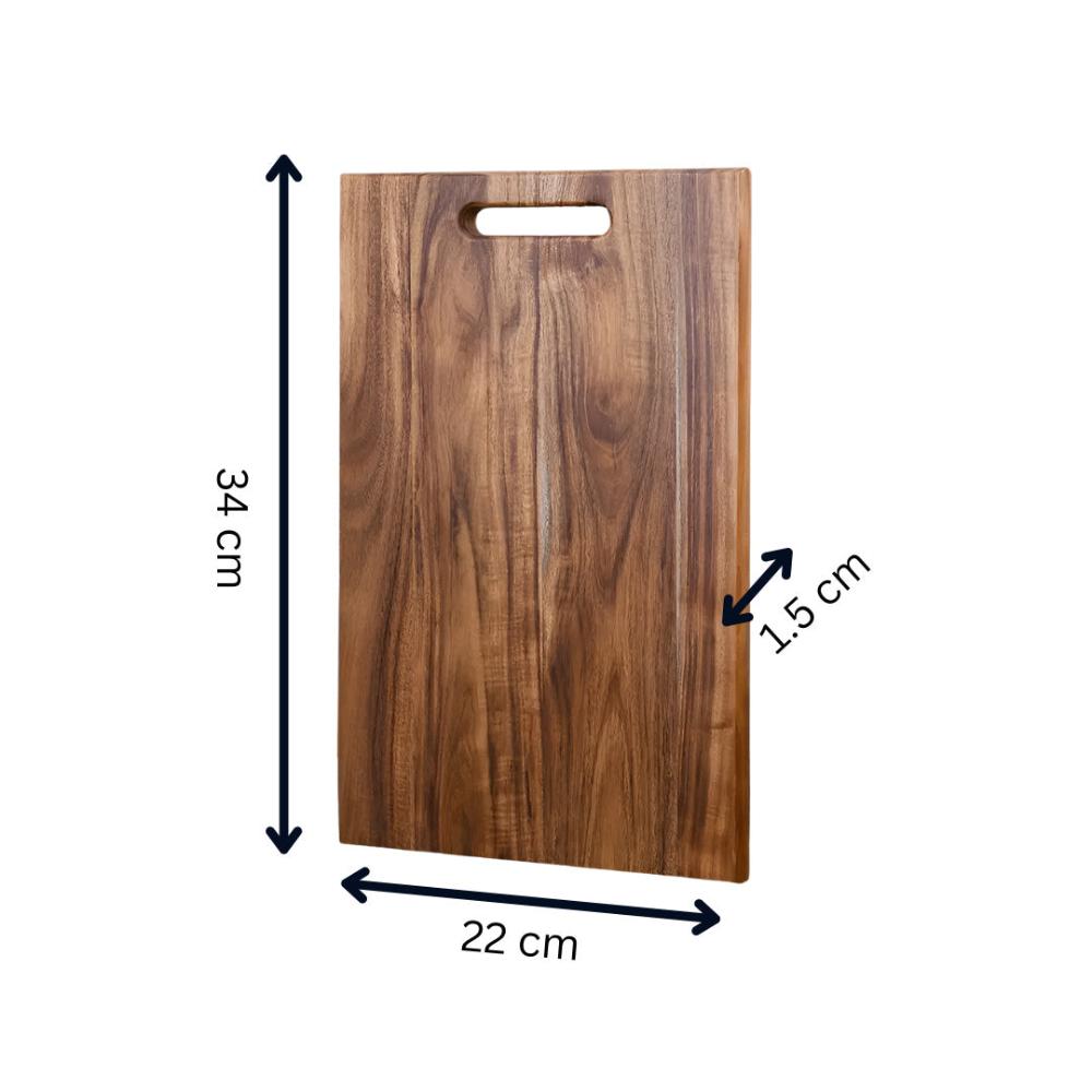 Hommfer - Planche à Découper en Bois Massif avec Poignée pour une Cuisine Élégante - Hommfer