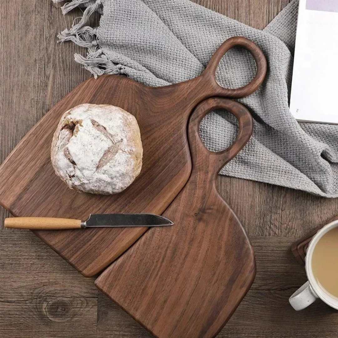 Hommfer – Planche à Découper en Noyer Élégante pour Cuisine - Hommfer