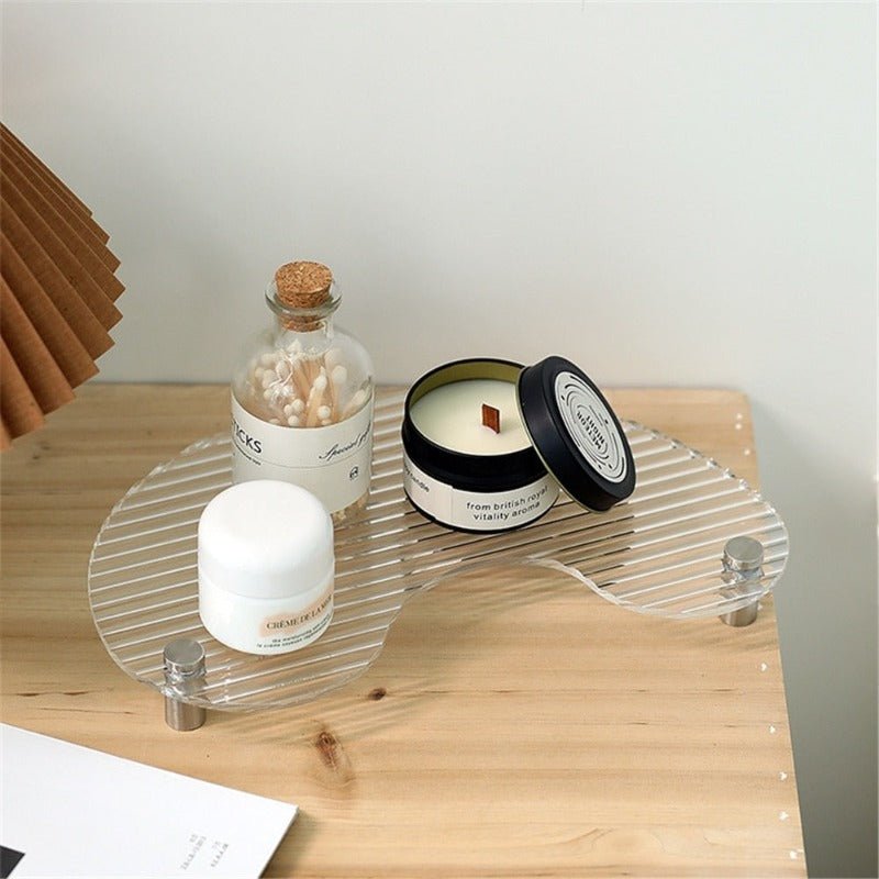 Hommfer – Plateau Acrylique Ondulé à Forme Irrégulière - Hommfer