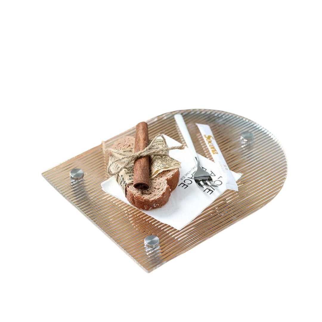 Hommfer – Plateau Acrylique Ondulé à Forme Irrégulière - Hommfer