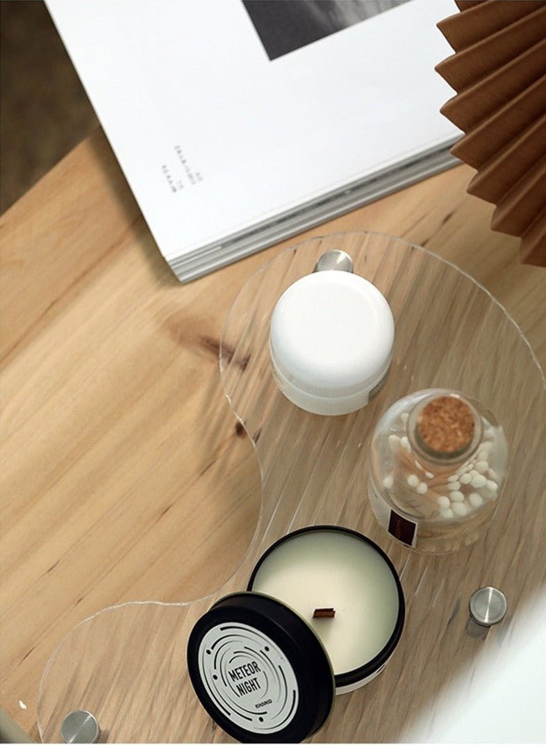 Hommfer – Plateau Acrylique Ondulé à Forme Irrégulière - Hommfer