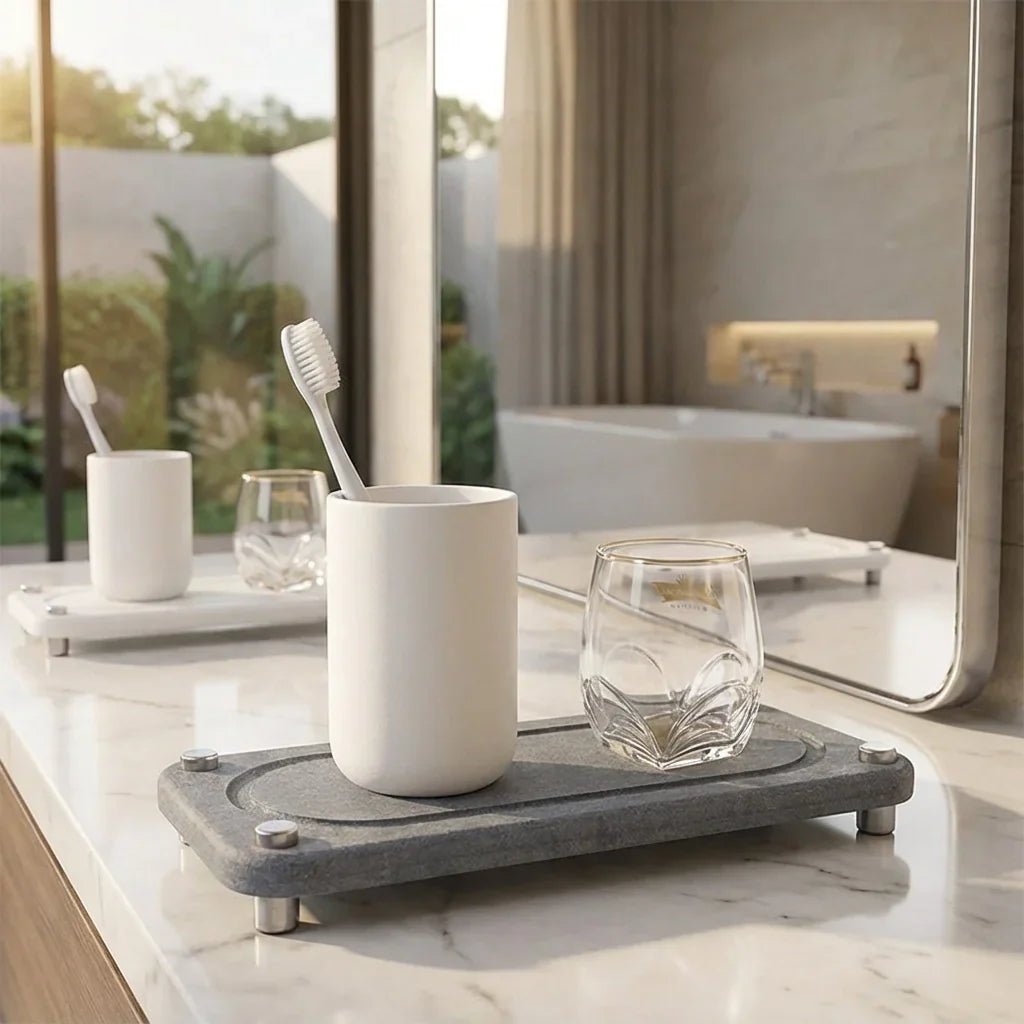 Hommfer – Plateau de Lavabo InstaDry en Acier Inoxydable Élégant - Hommfer