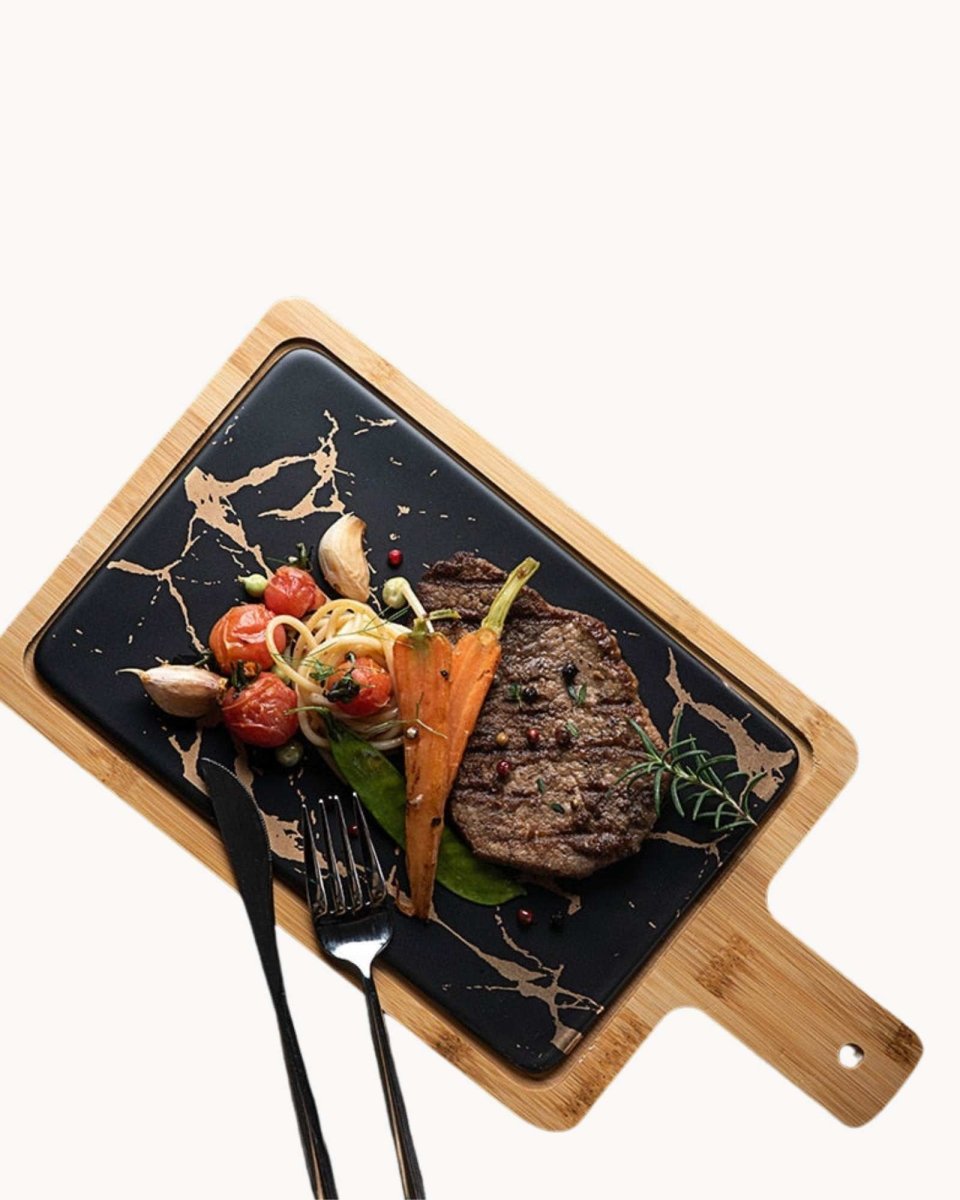 Hommfer – Plateau de Service en Céramique Élégant - Hommfer