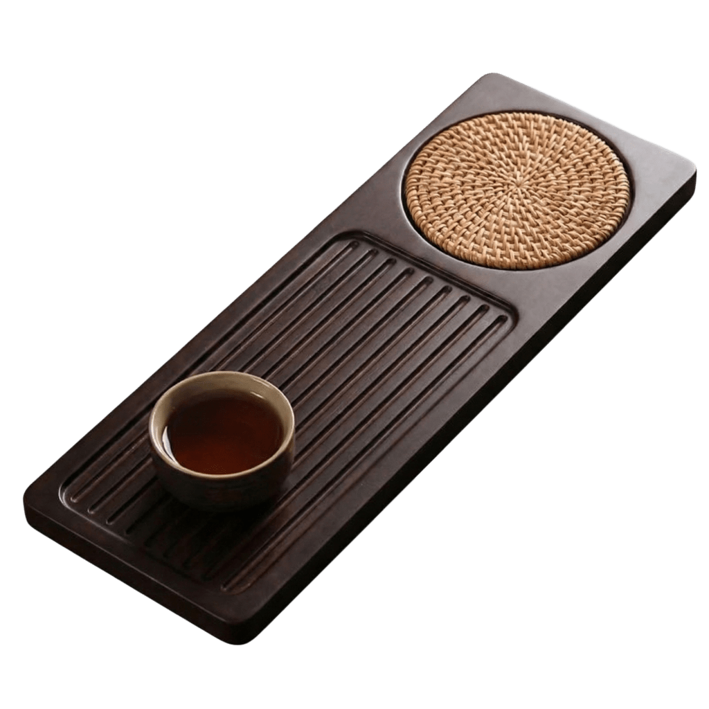 Hommfer – Plateau élégant en bambou pour la cérémonie du thé Gongfu - Hommfer
