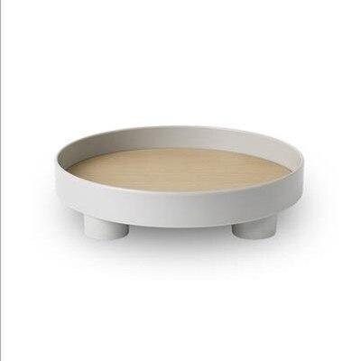 Hommfer – Plateau Rond Élégant en Plastique - Hommfer