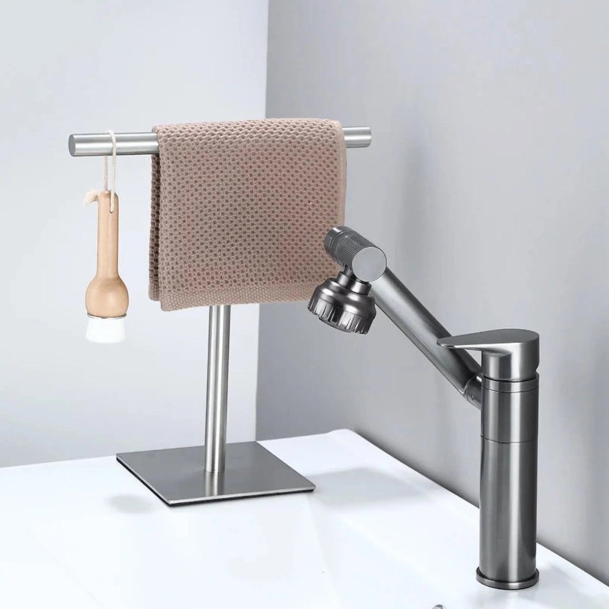 Hommfer – Porte - Serviettes de Salle de Bain sur Pied - Hommfer