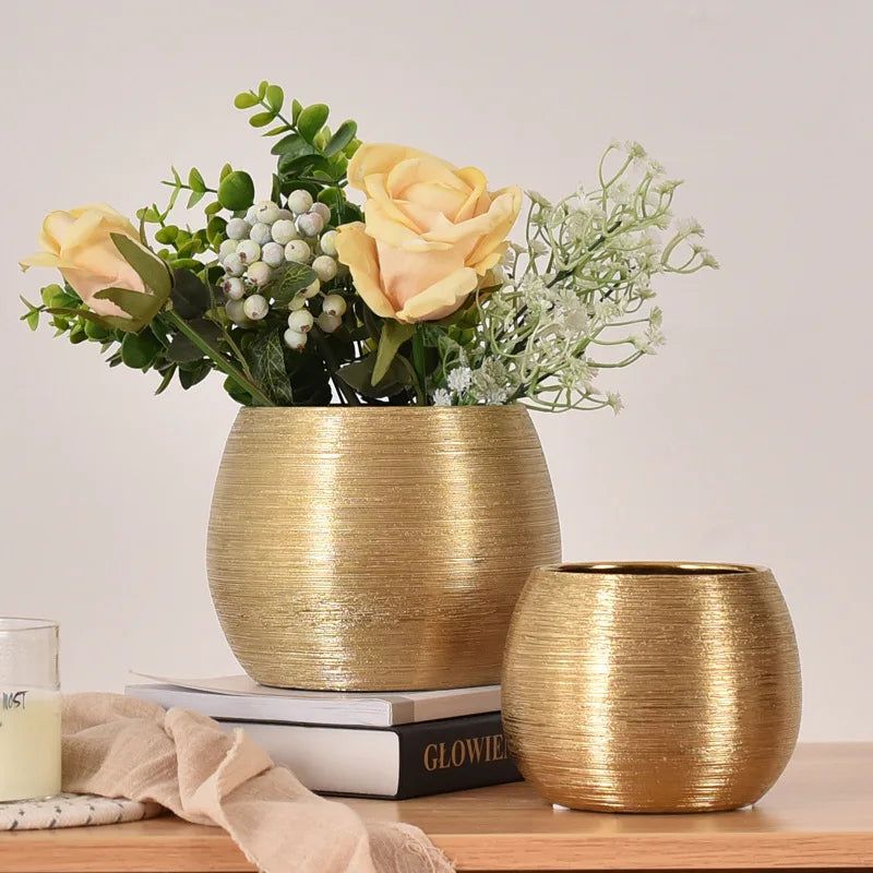 Hommfer – Pot de Fleurs Or - Hommfer