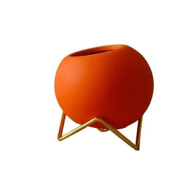 Hommfer – Pot de Plante Moderne en Céramique Avec Support - Hommfer