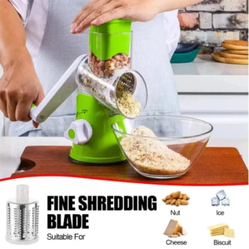 Hommfer – Râpe à fromage rotative en acier inoxydable pour un style culinaire élégant - Hommfer