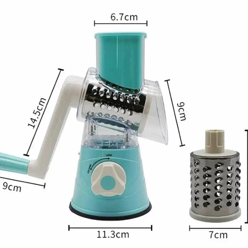 Hommfer – Râpe à fromage rotative en acier inoxydable pour un style culinaire élégant - Hommfer