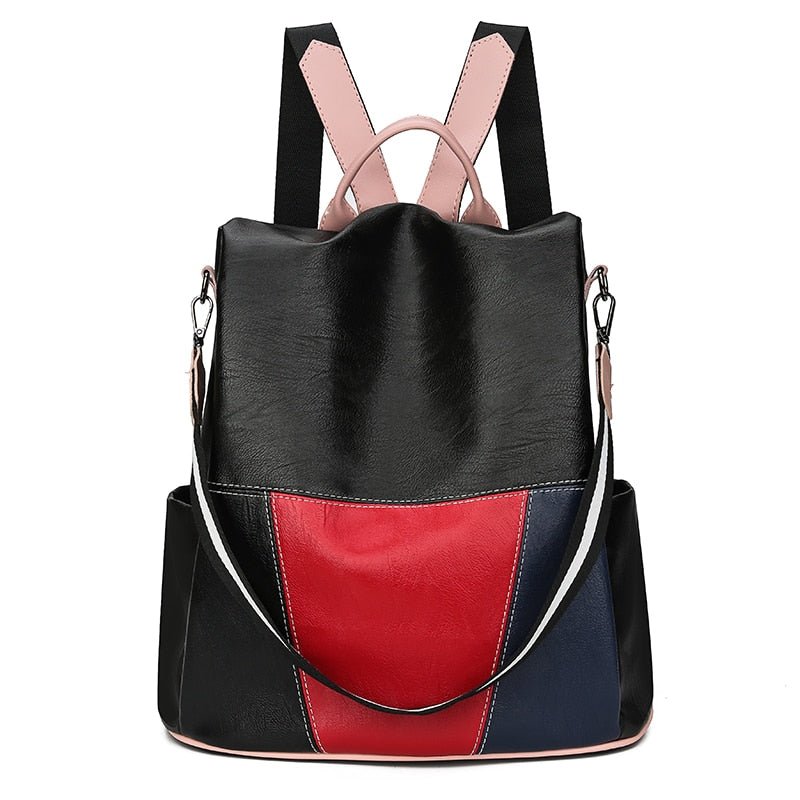 Hommfer - Sac Monica à Panneaux Effet Cuir - Élégance Pratique au Quotidien - Hommfer