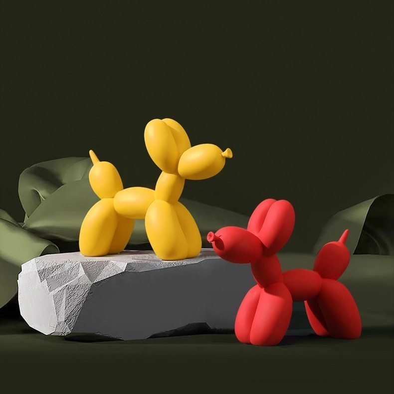 Hommfer – Sculpture Abstraite Chien Ballon - Hommfer