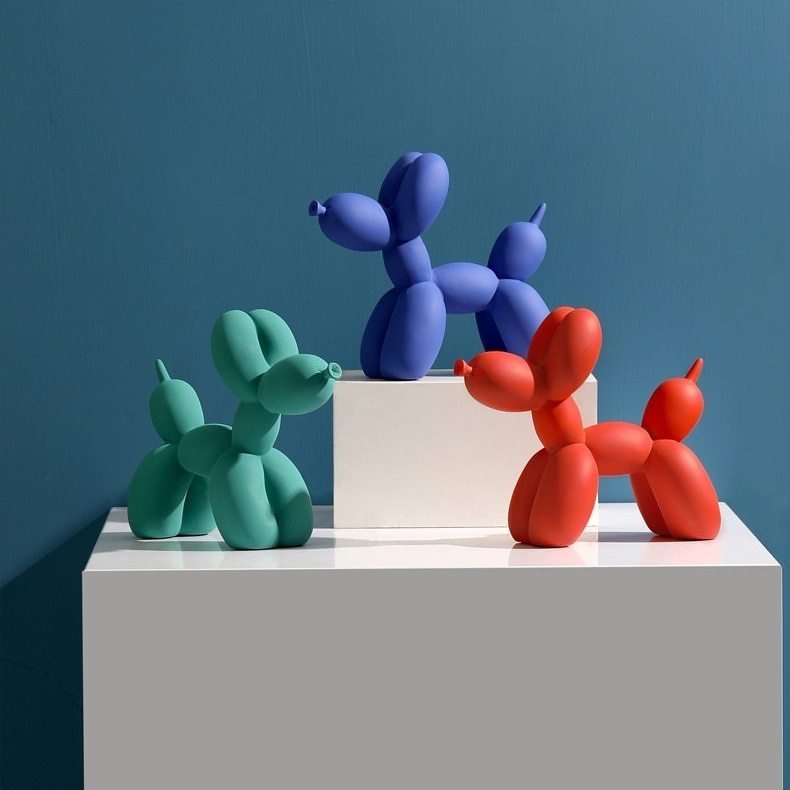 Hommfer – Sculpture Abstraite Chien Ballon - Hommfer