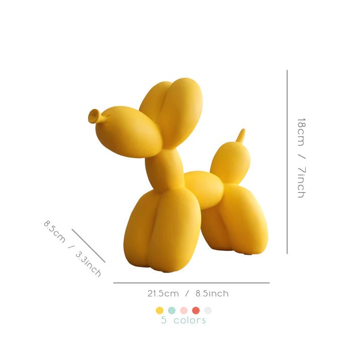 Hommfer – Sculpture Abstraite Chien Ballon - Hommfer