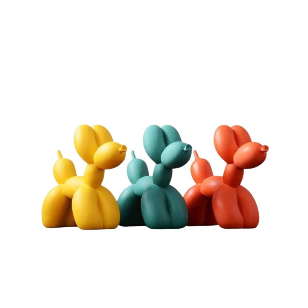 Hommfer – Sculpture Abstraite Chien Ballon - Hommfer