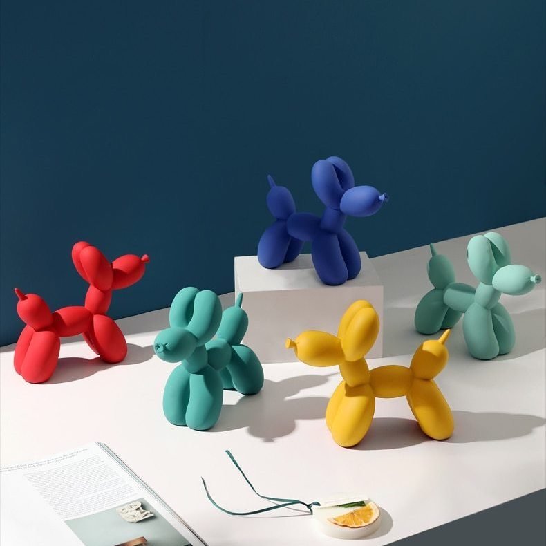 Hommfer – Sculpture Abstraite Chien Ballon - Hommfer