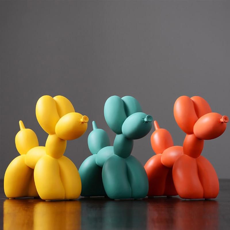 Hommfer – Sculpture Abstraite Chien Ballon - Hommfer