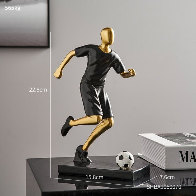 Hommfer – Sculpture Abstraite de Footballeur - Hommfer