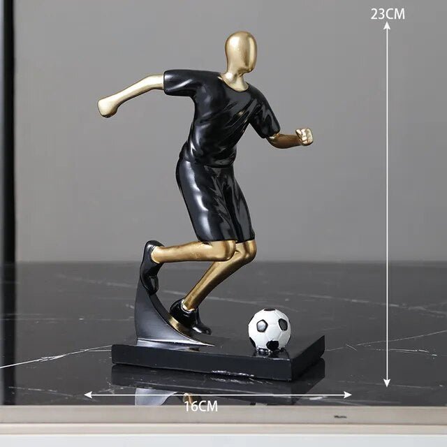 Hommfer – Sculpture Abstraite de Footballeur - Hommfer