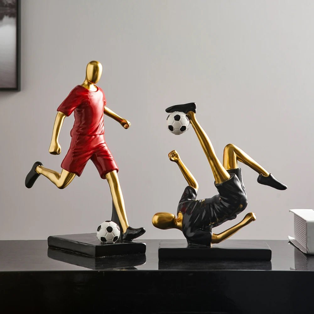 Hommfer – Sculpture Abstraite de Footballeur - Hommfer
