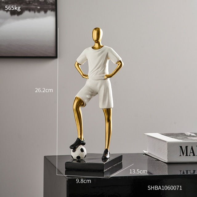 Hommfer – Sculpture Abstraite de Footballeur - Hommfer