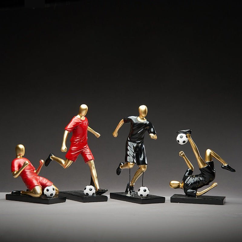 Hommfer – Sculpture Abstraite de Footballeur - Hommfer