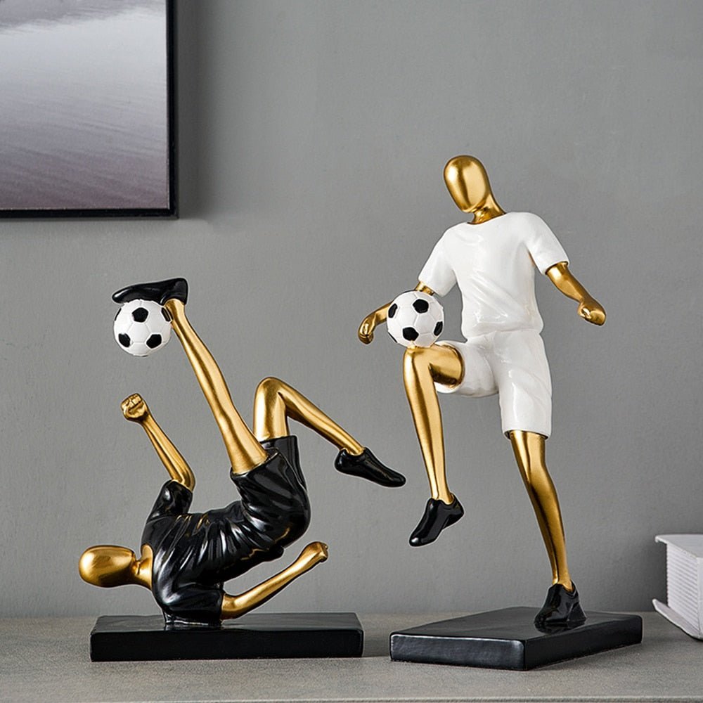 Hommfer – Sculpture Abstraite de Footballeur - Hommfer