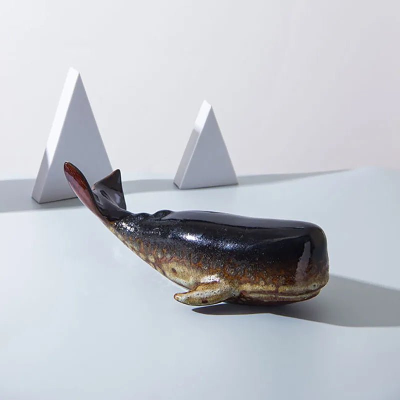 Hommfer – Sculpture Baleine en Porcelaine Bryn - Hommfer