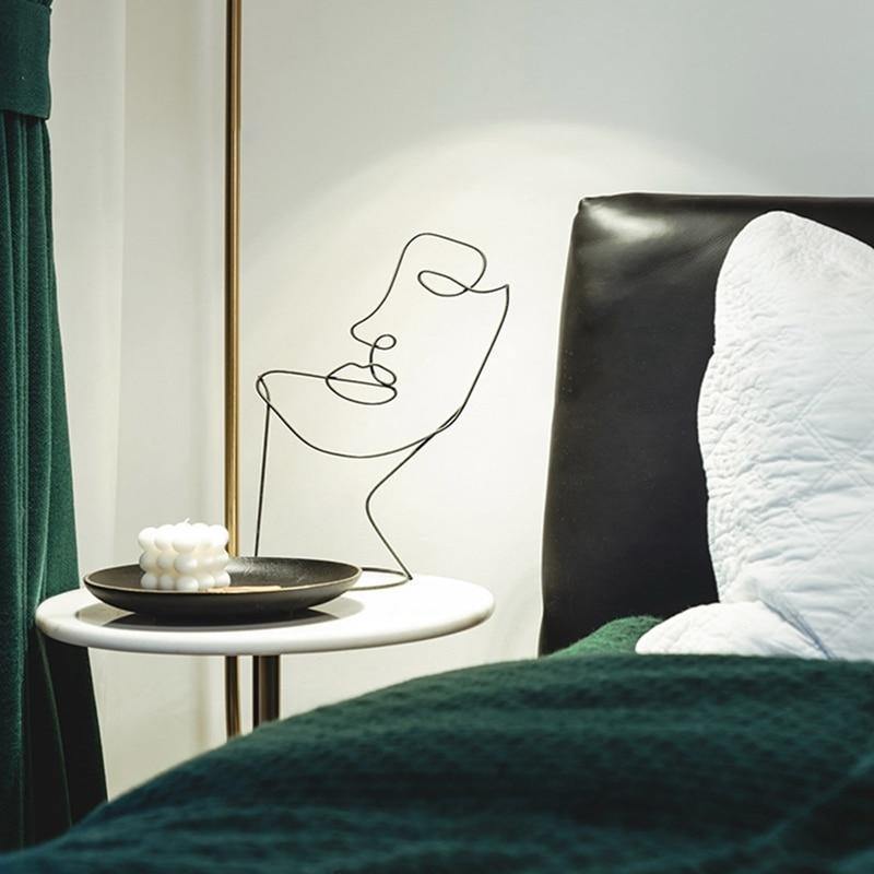 Hommfer – Sculpture Silhouette Abstraite en Fer - Hommfer
